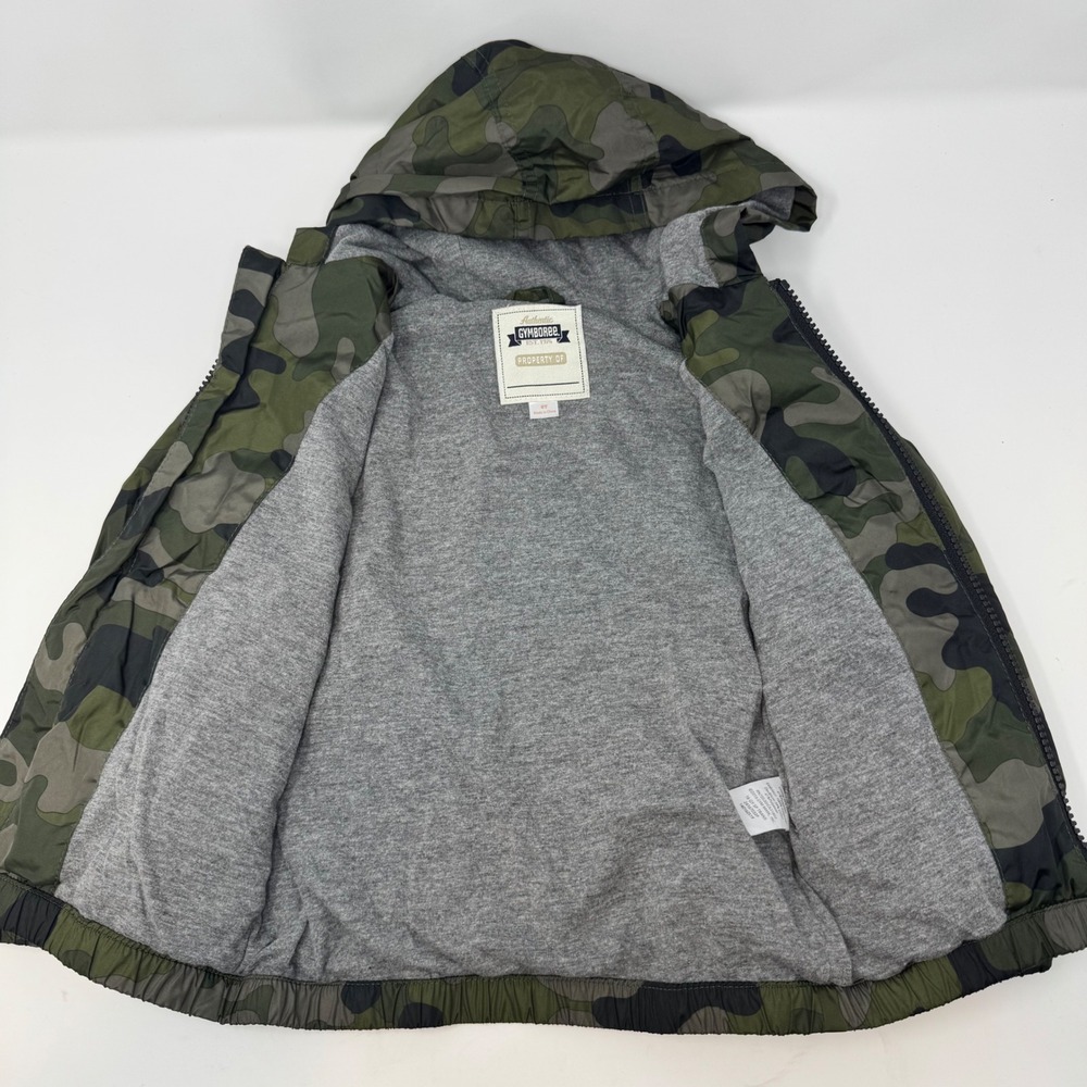 Telluride & Gymboree Shirt & Jacket Kids 2T Brown Green Camo Corduroy Bundle - Picture 10 of 12
